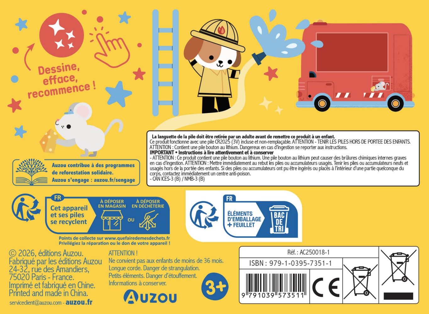 Mon Ardoise Magique Avec Tom Le Pompier