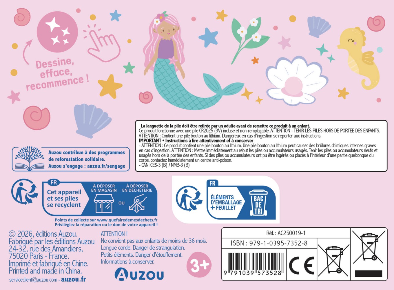 Mon Ardoise Magique Avec Diane La Sirène