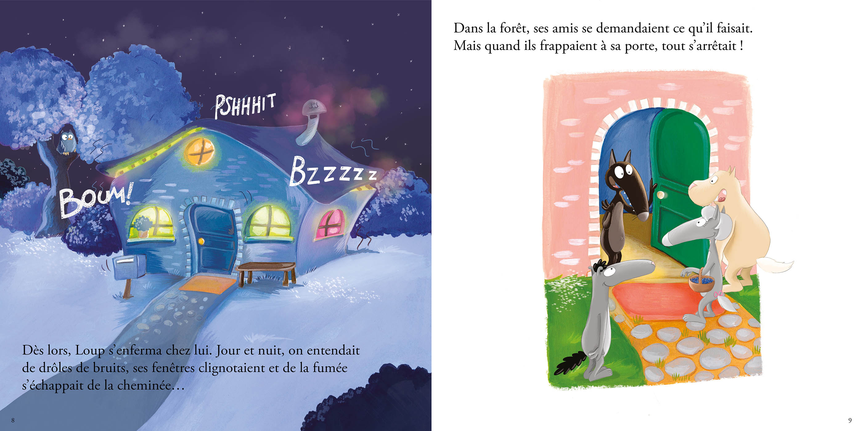 Le Loup Qui Voulait Être Un Super Magicien