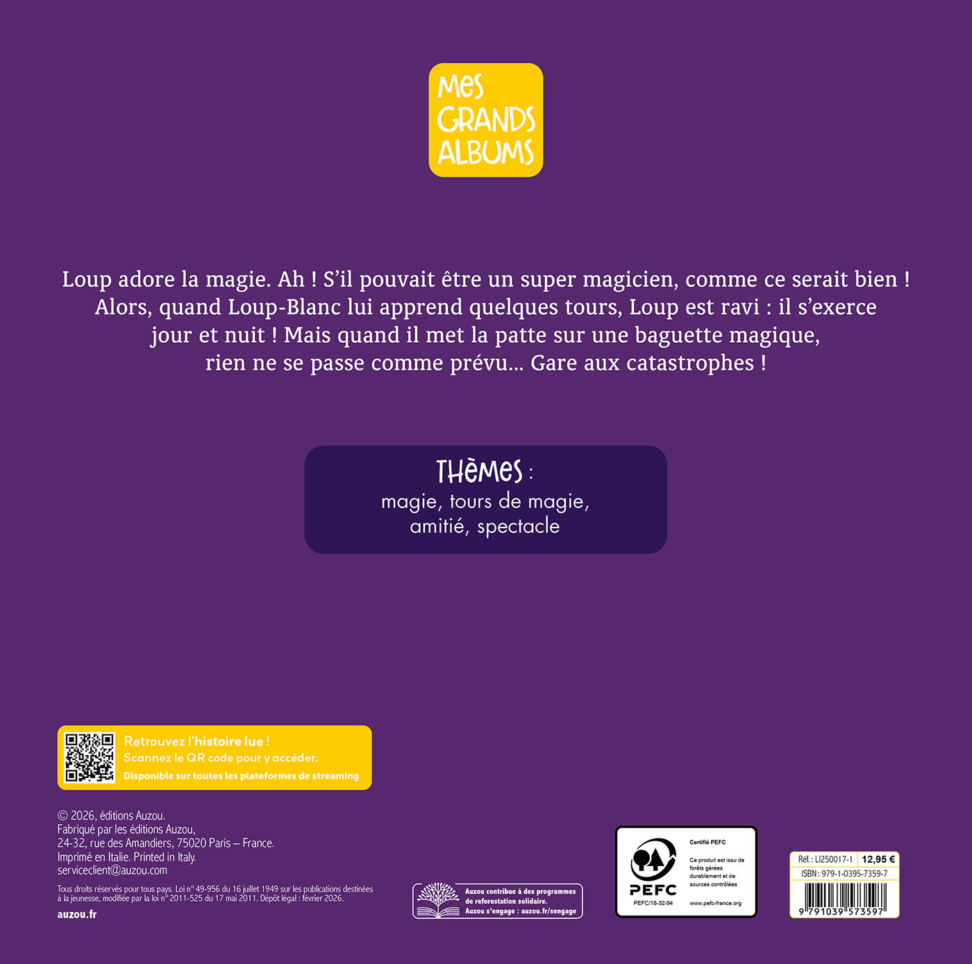 Le Loup Qui Voulait Être Un Super Magicien