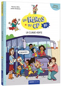 Les héros du cp en bd - Super débutant - La classe verte
