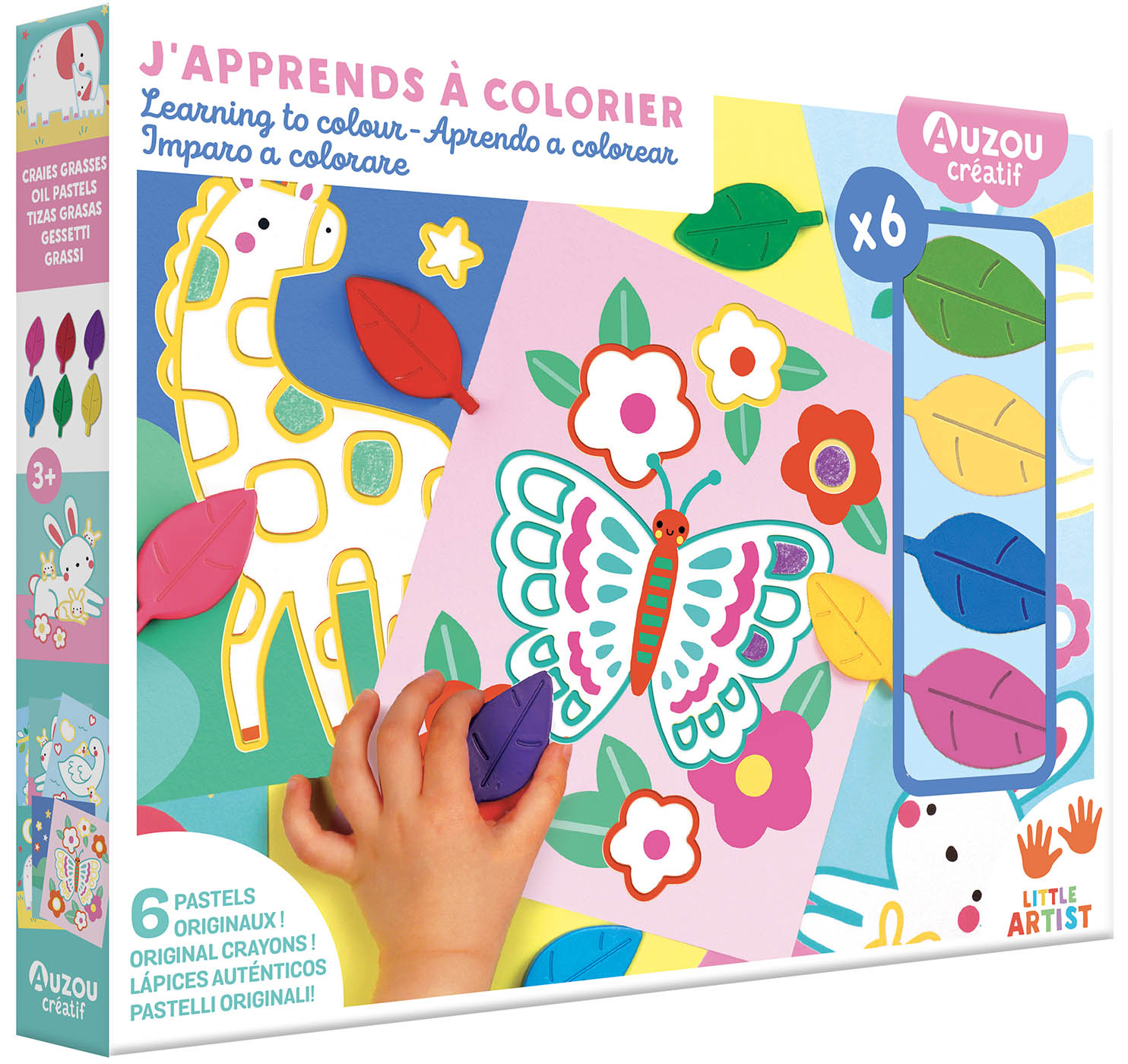 Mon Coffret D'artiste - Little Artist - J'apprends À Colorier
