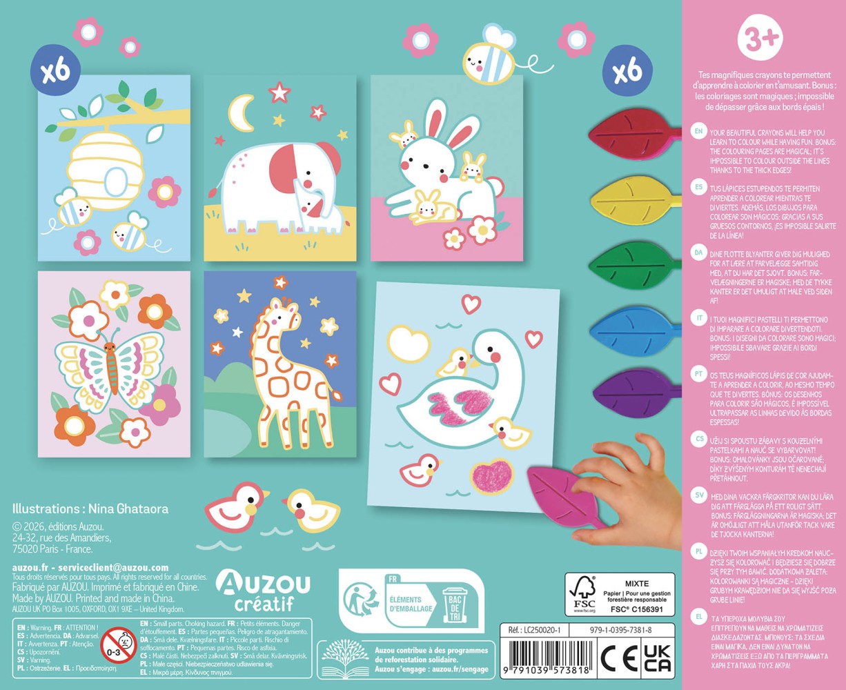 Mon Coffret D'artiste - Little Artist - J'apprends À Colorier