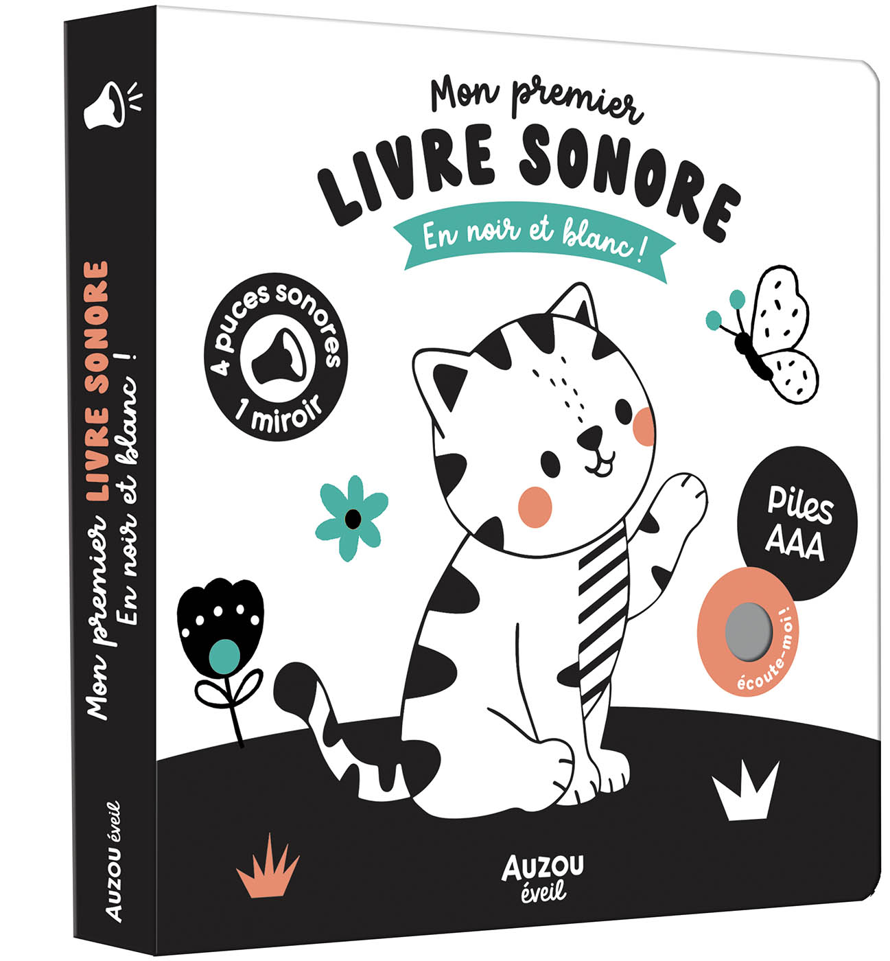 Mes Premiers Sonores - Mon Premier Livre Sonore En Noir Et Blanc ! Mes Premiers Sonores - Mon Premier Livre Sonore En Noir Et Blanc !