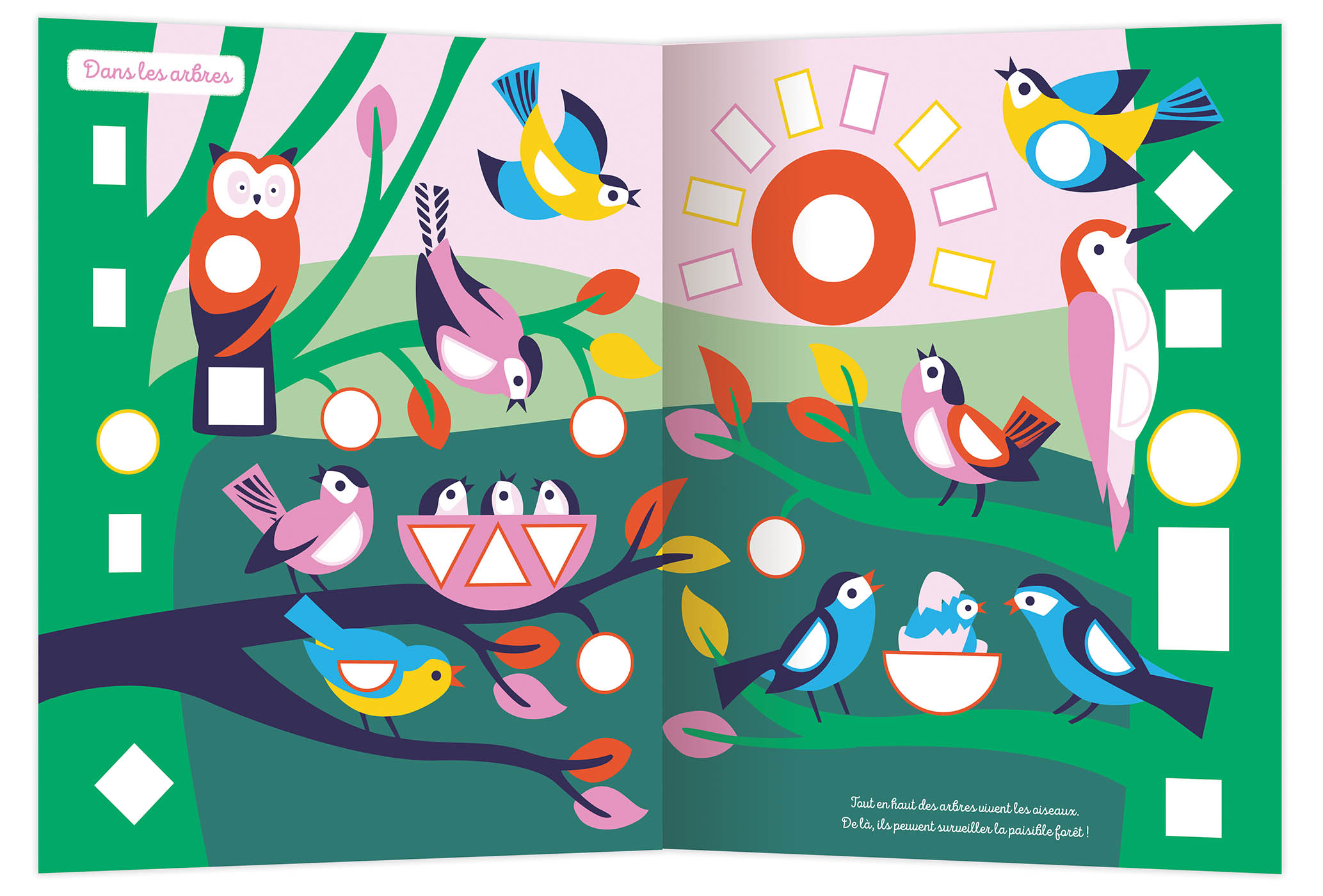 Mes Tout Premiers Autocollants - 1000 Premières Gommettes Formes Forêt