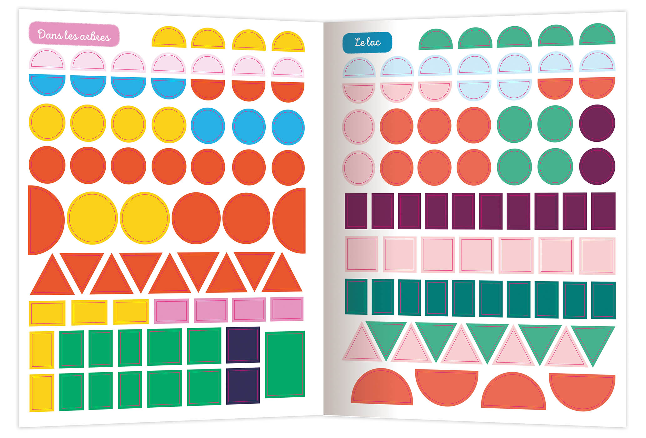Mes Tout Premiers Autocollants - 1000 Premières Gommettes Formes Forêt