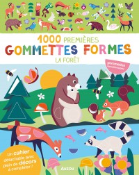 Mes tout premiers autocollants - 1000 premières gommettes formes forêt