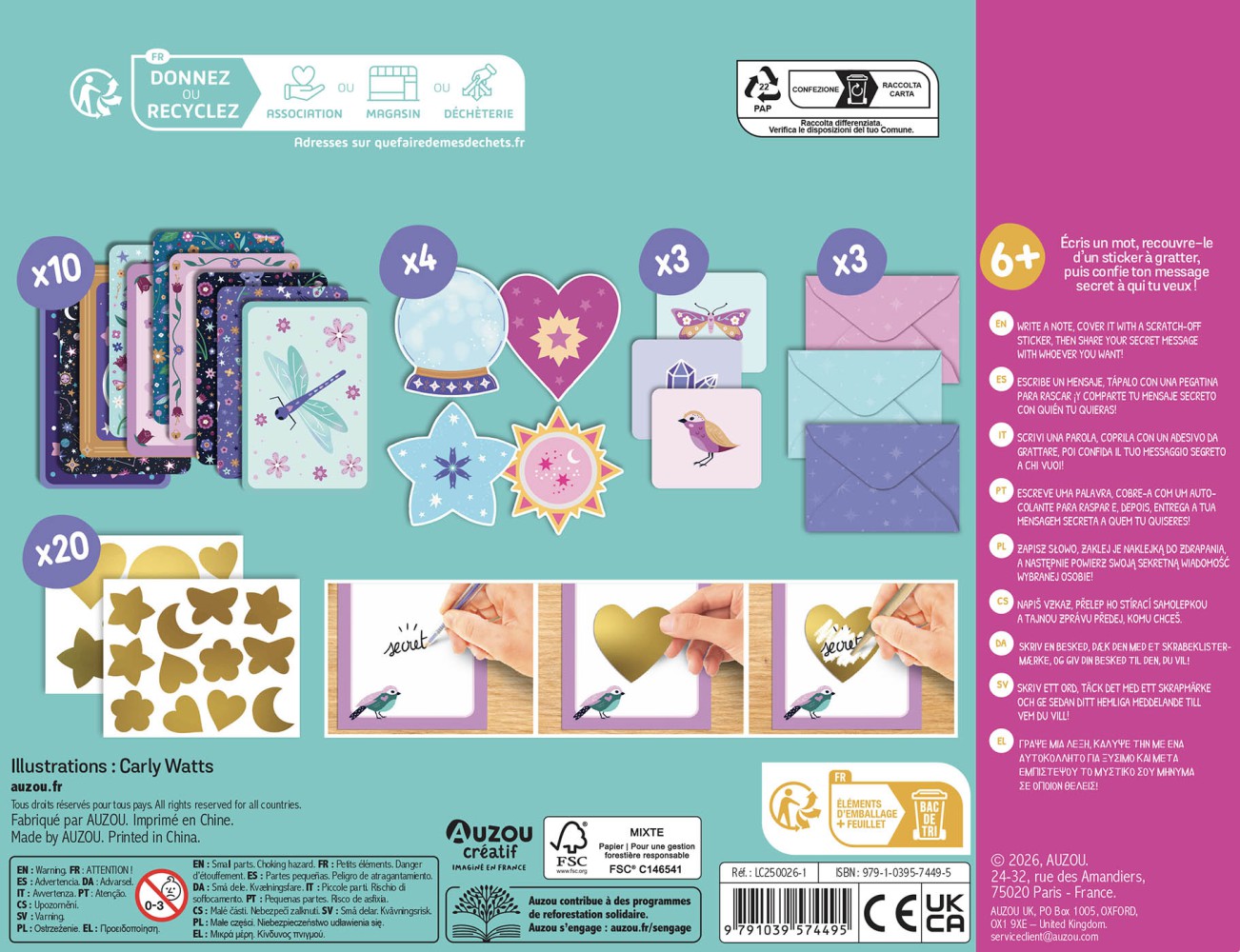 Ma Pochette D'artiste - Mes Messages Secrets