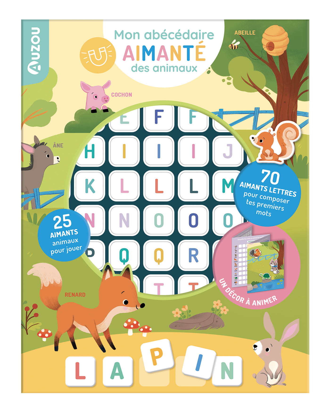 Mon Abécédaire Aimanté Des Animaux
