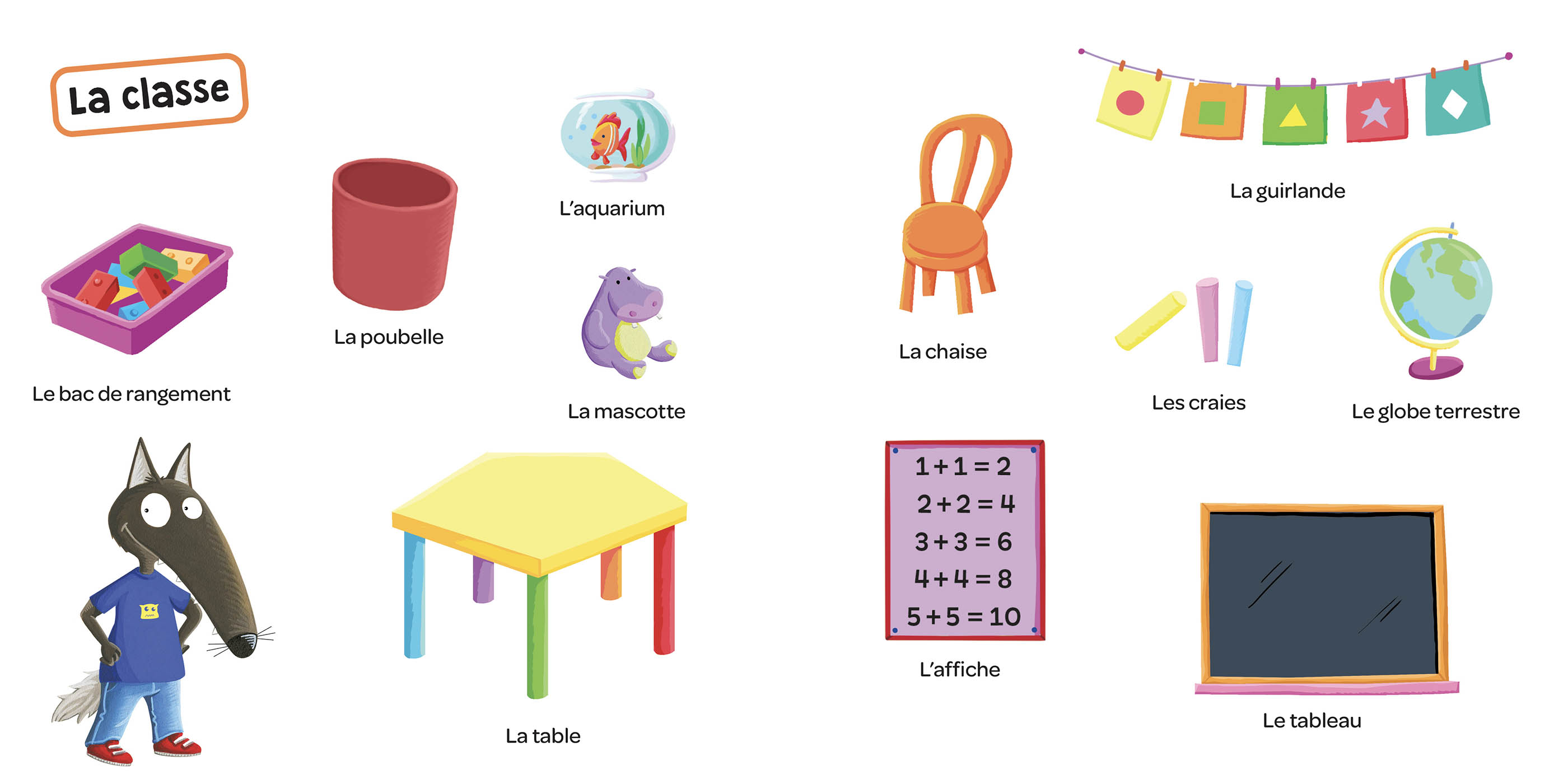 P'tit Loup - Mes 100 Mots De L'école