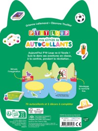 P'tit Loup - Mon Histoire En Autocollants - L'école