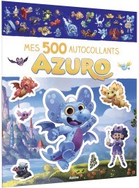 500 autocollants azuro