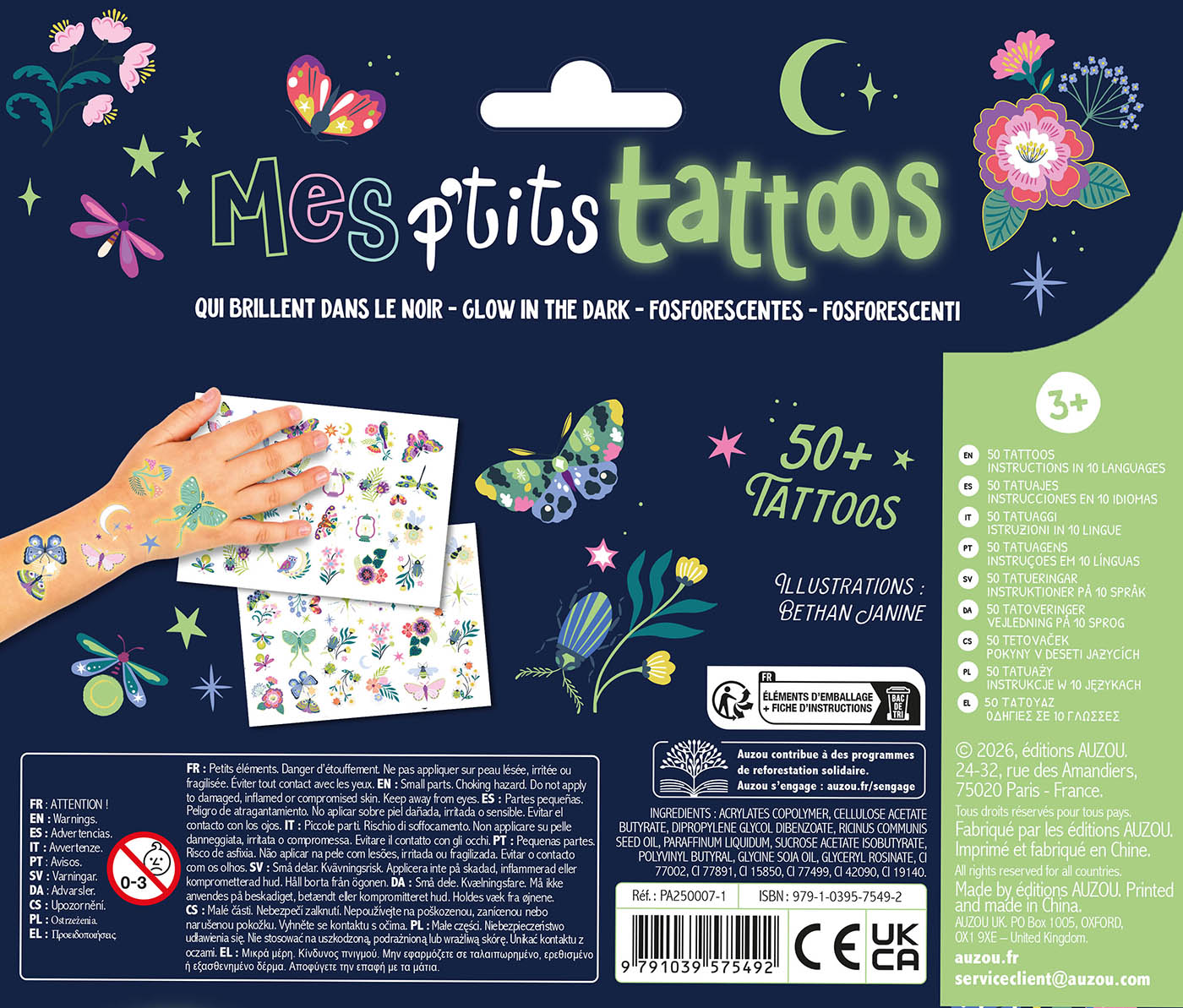 Mes P'tits Tattoos - Nuit Enchantée Mes P'tits Tattoos - Nuit Enchantée
