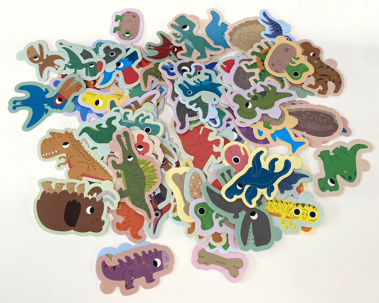 100 Gommettes - Dinosaures