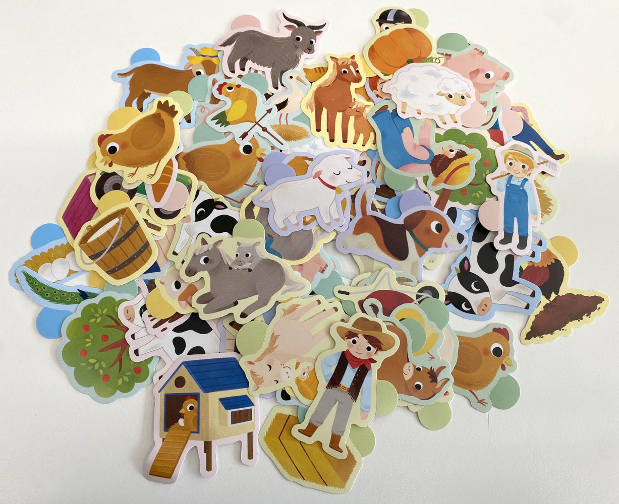 100 Gommettes La Ferme