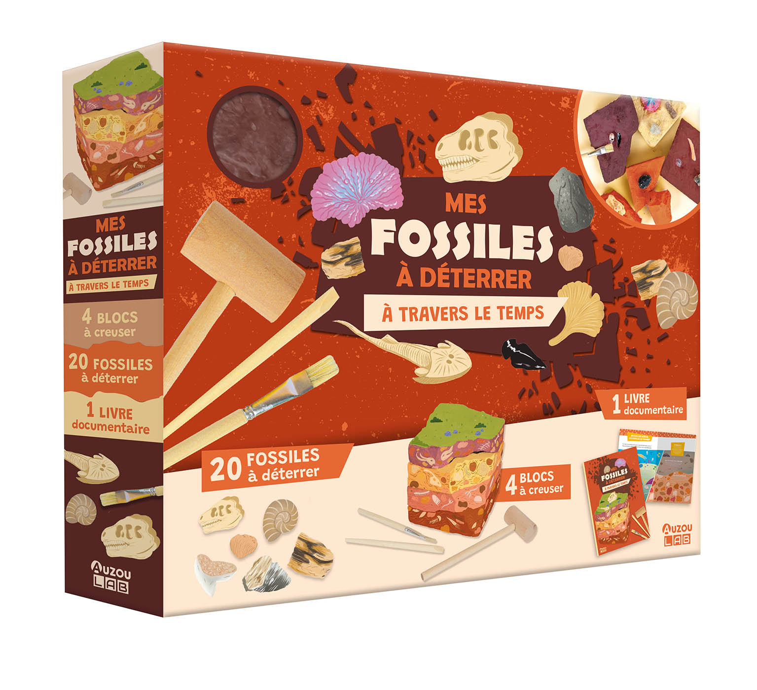 Auzou Lab' - Mes Fossiles À Déterrer