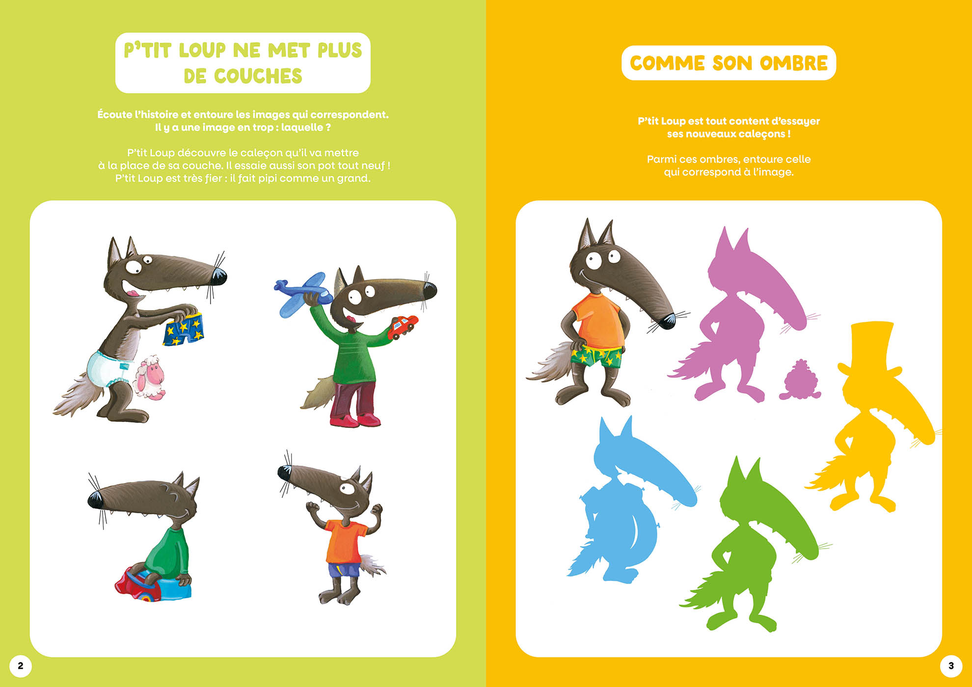 P'tit Loup - Mon Cahier D'activités - Je Vais Sur Le Pot