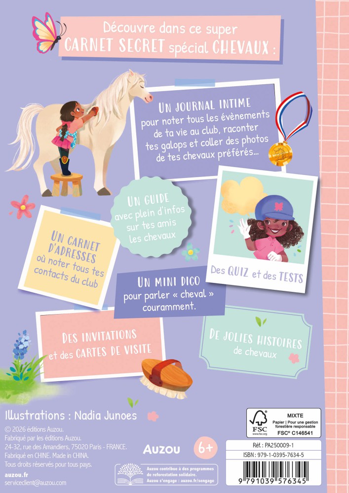 Mon Carnet Secret - Chevaux