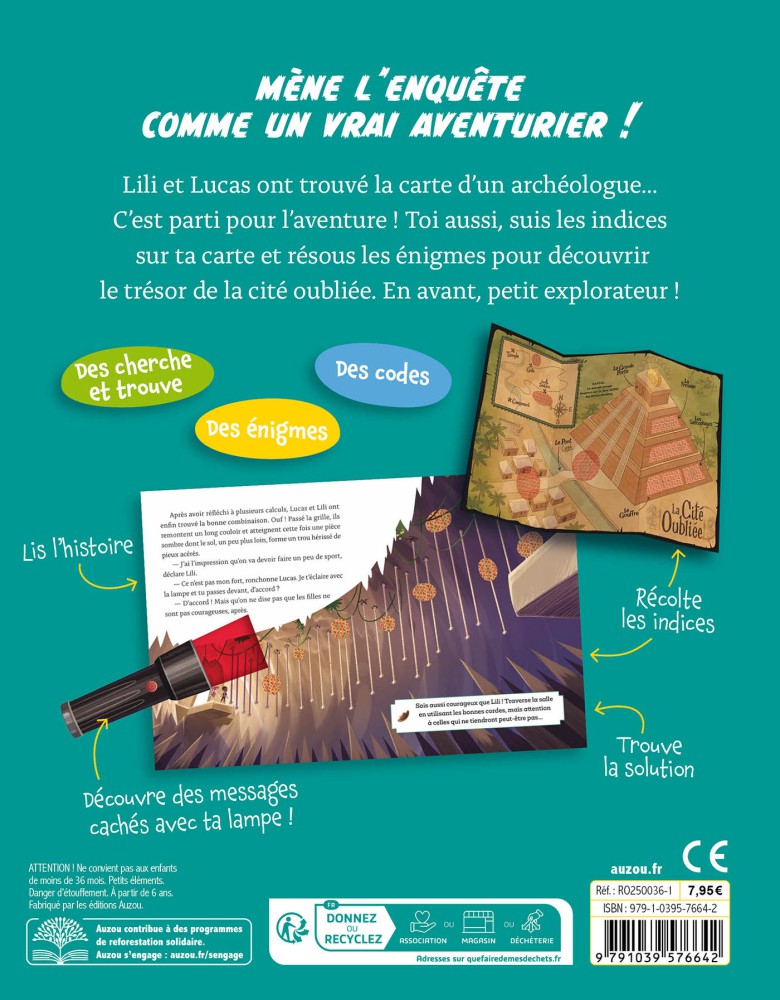 Mon Roman Enigme - La Chasse Au Trésor - La Cité Oubliée