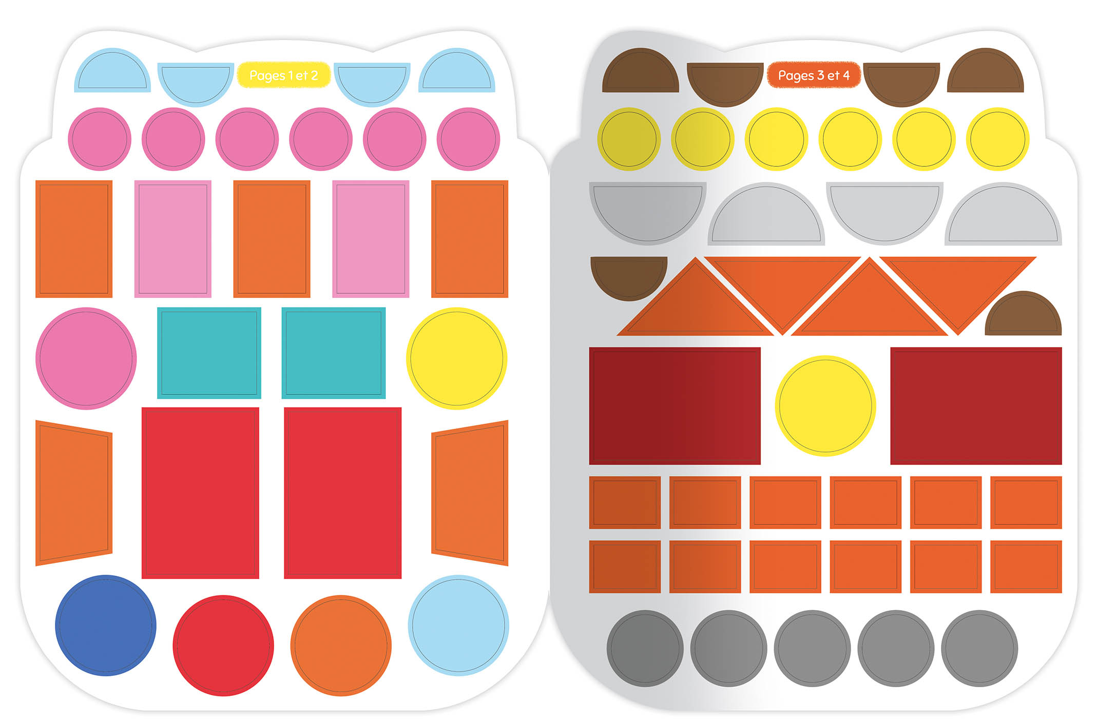 Gommettes Formes - L'aventure De Petit Chat