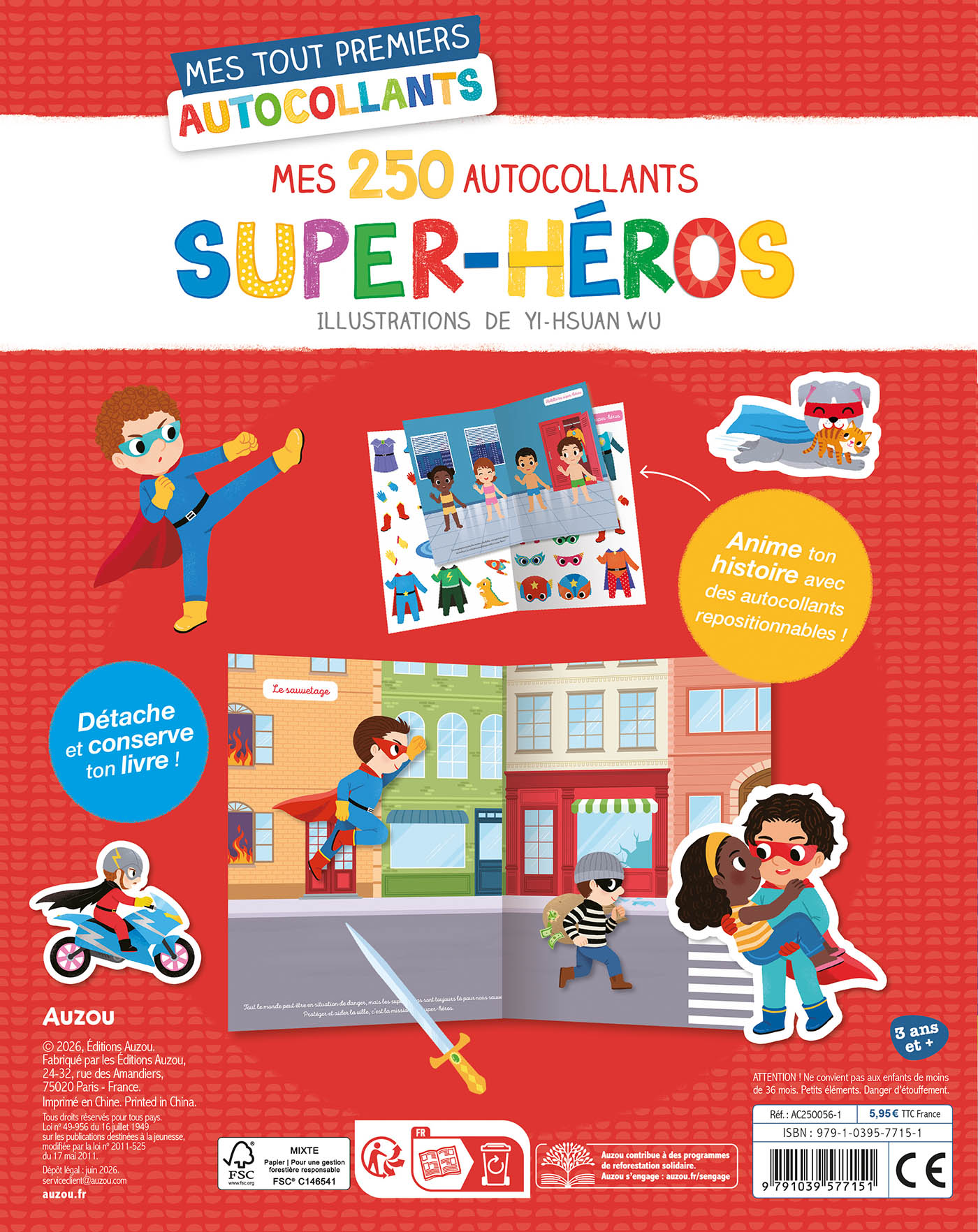 Mes Tout Premiers Autocollants - Mes 250 Autocollants Super-Héros Mes Tout Premiers Autocollants - Mes 250 Autocollants Super-Héros