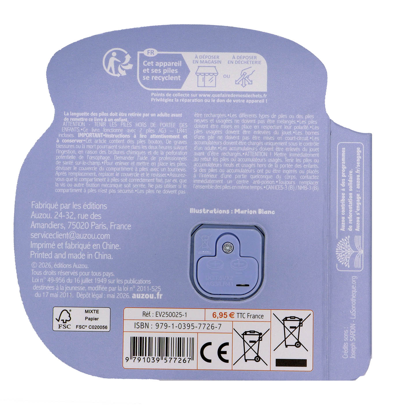 Petits Véhicules Sonores - Romy L'hélicoptère