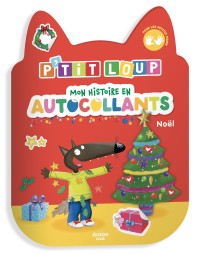 P'tit loup - Mon histoire en autocollants - Noël