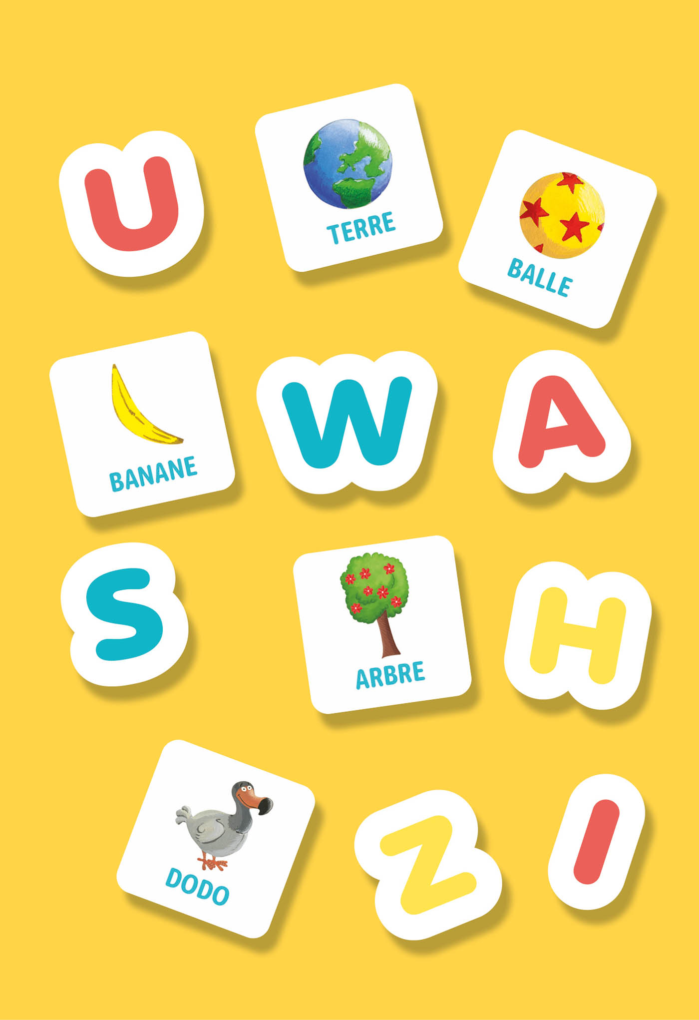 Mes Lettres Magnétiques En Bois Loup