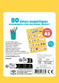 Mes Lettres Magnétiques En Bois Loup