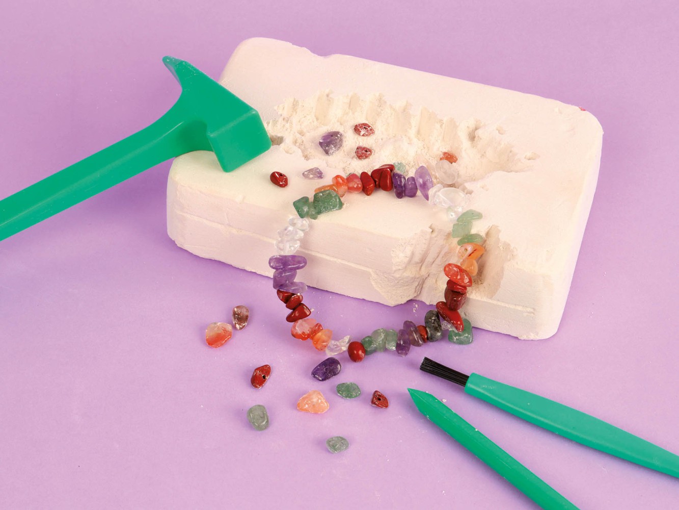 Mon Bracelet En Pierres Et Cristaux À Déterrer