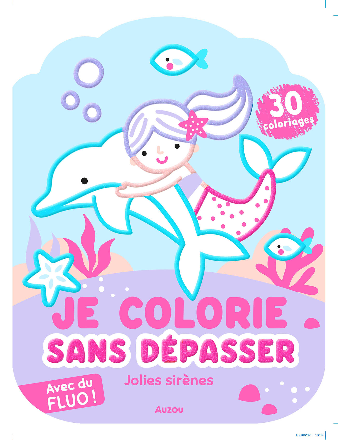 Je Colorie Sans Dépasser - Jolies Sirènes Je Colorie Sans Dépasser - Jolies Sirènes