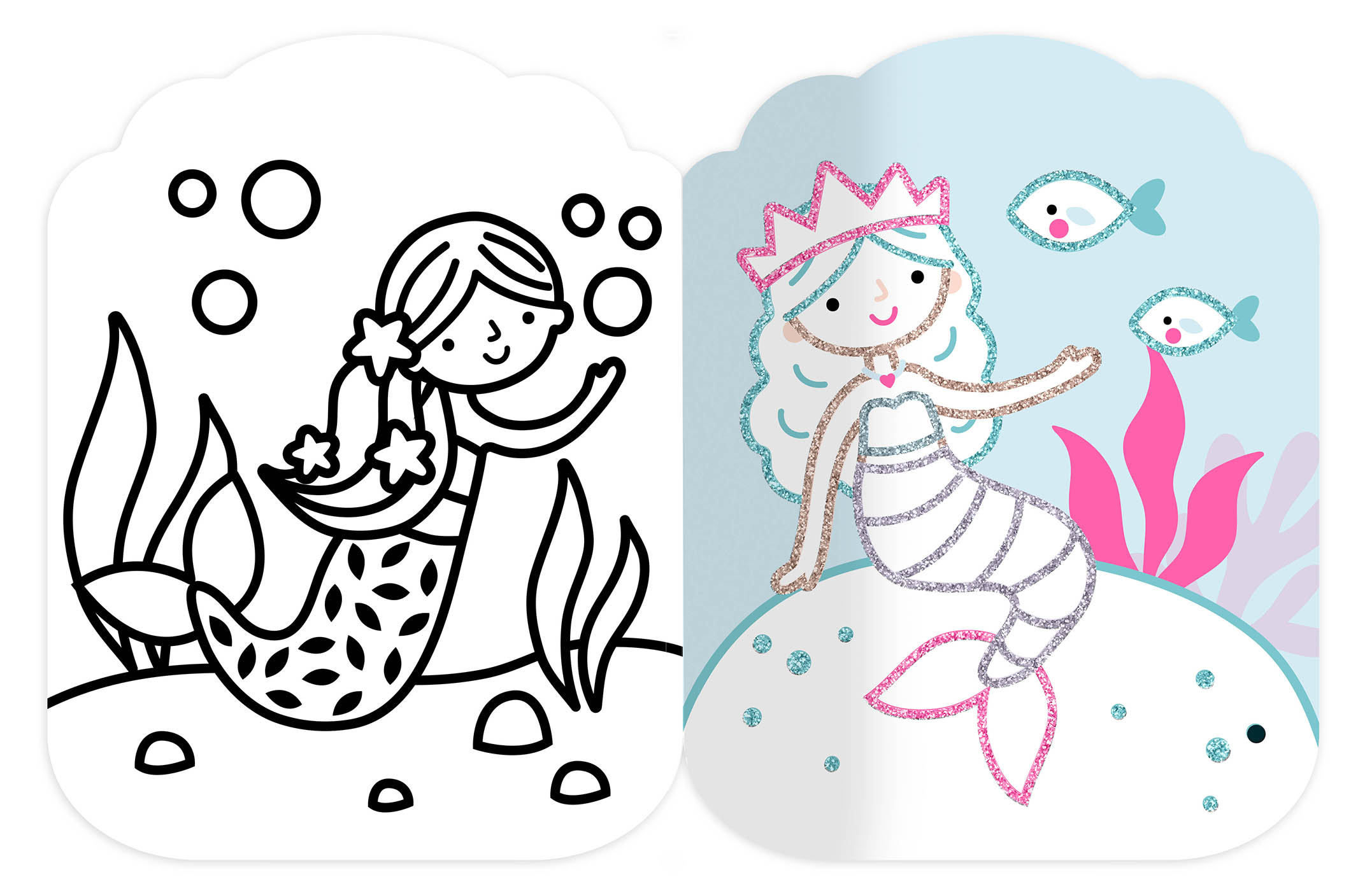 Je Colorie Sans Dépasser - Jolies Sirènes