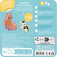 Boîte Métal - 300 Gommettes La Ferme