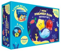 Mon premier livre de bain - Mon coffret de bain sensoriel - Pour un bain apaisant !