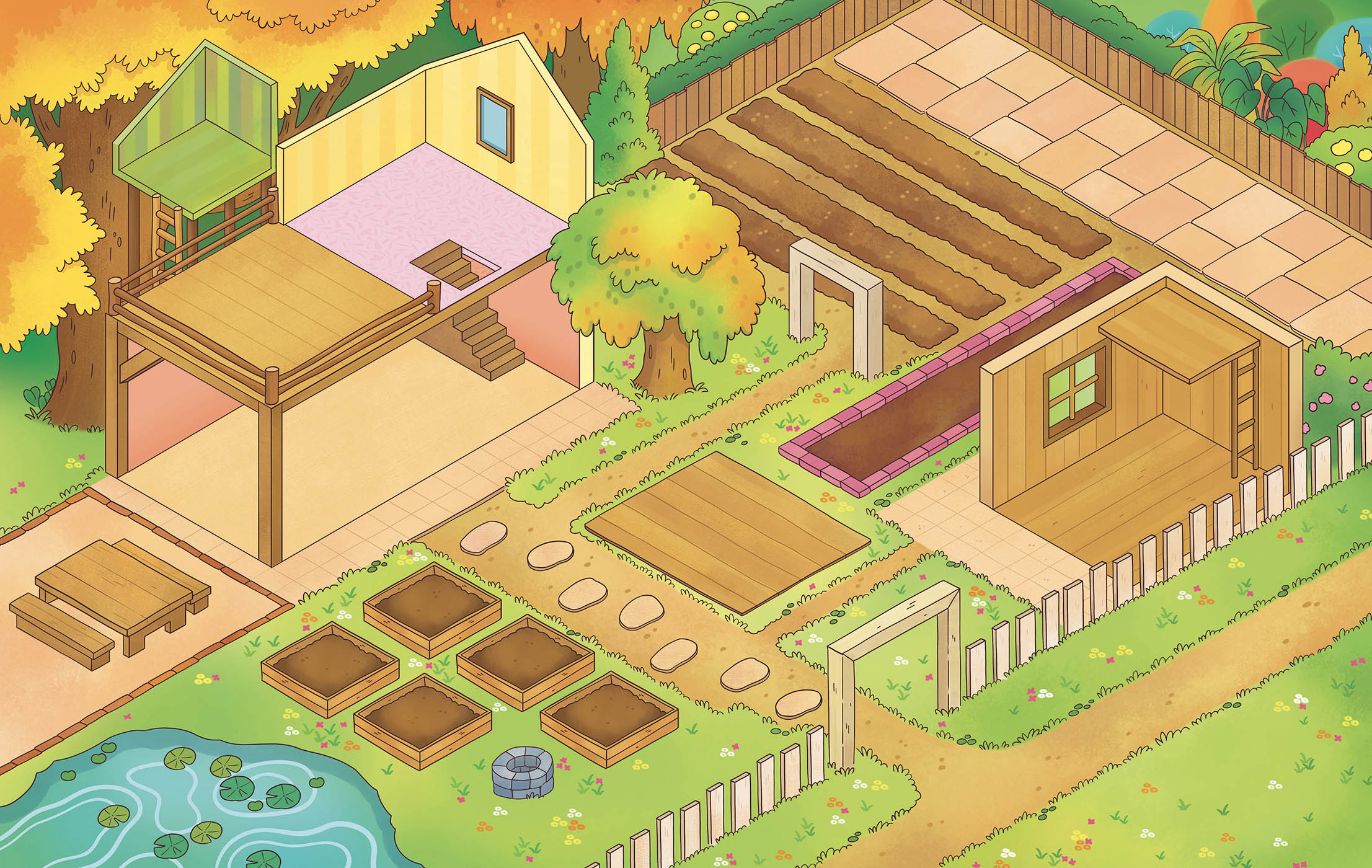 Mon Univers Cosy -  Mes Petits Potagers - Un Univers Géant À Composer !