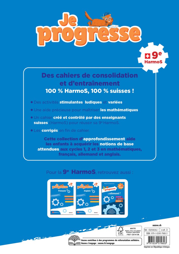 Ne Je Progresse Soutien 9E Mathématiques