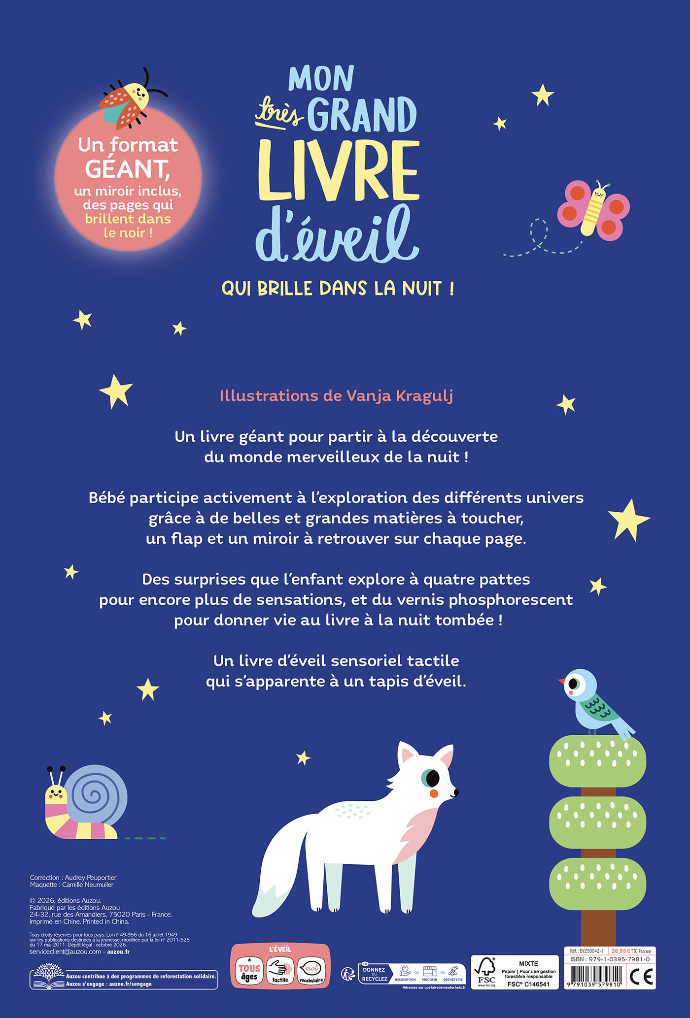 Mon Très Grand Livre D'éveil Qui Brille Dans Le Noir !