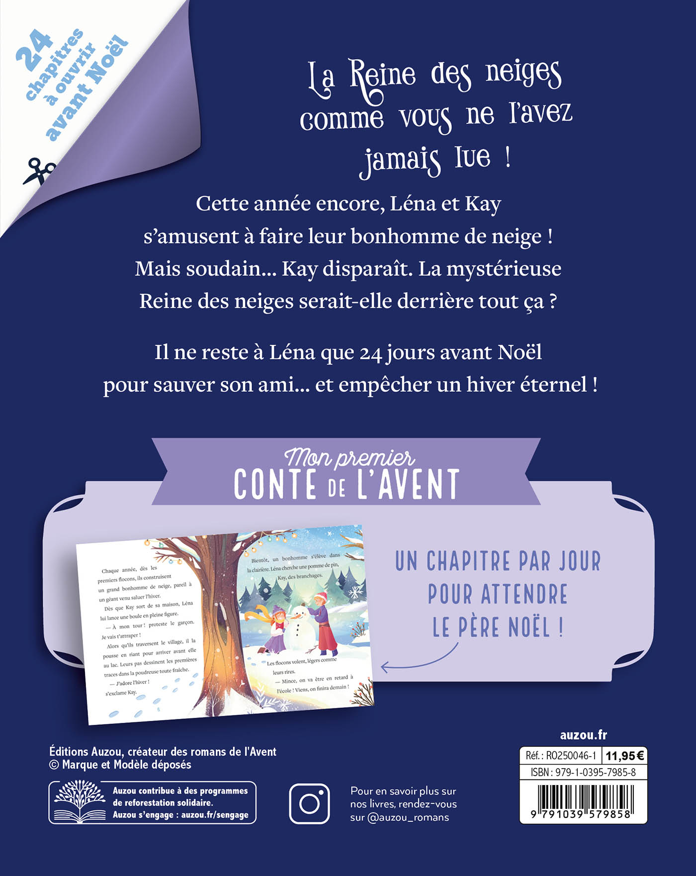 Mon Premier Conte De L’avent - La Reine Des Neiges -Le Conte D'andersen Comme Vous Ne L'avez Jamais Lu ! Mon Premier Conte De L’avent - La Reine Des Neiges -Le Conte D'andersen Comme Vous Ne L'avez Jamais Lu !