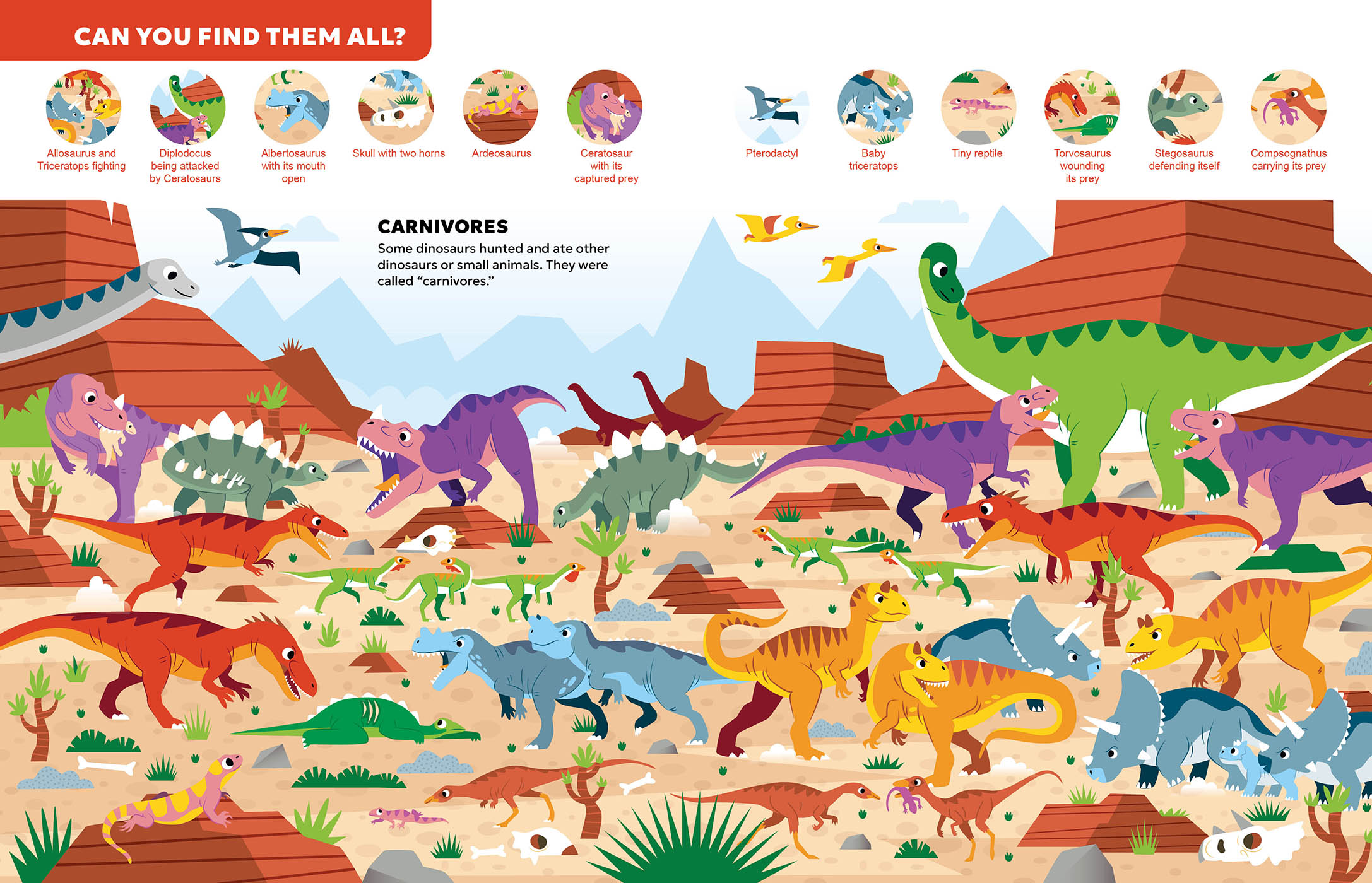 Book And Puzzle Seek-And-Find - Dinosaurs 4+