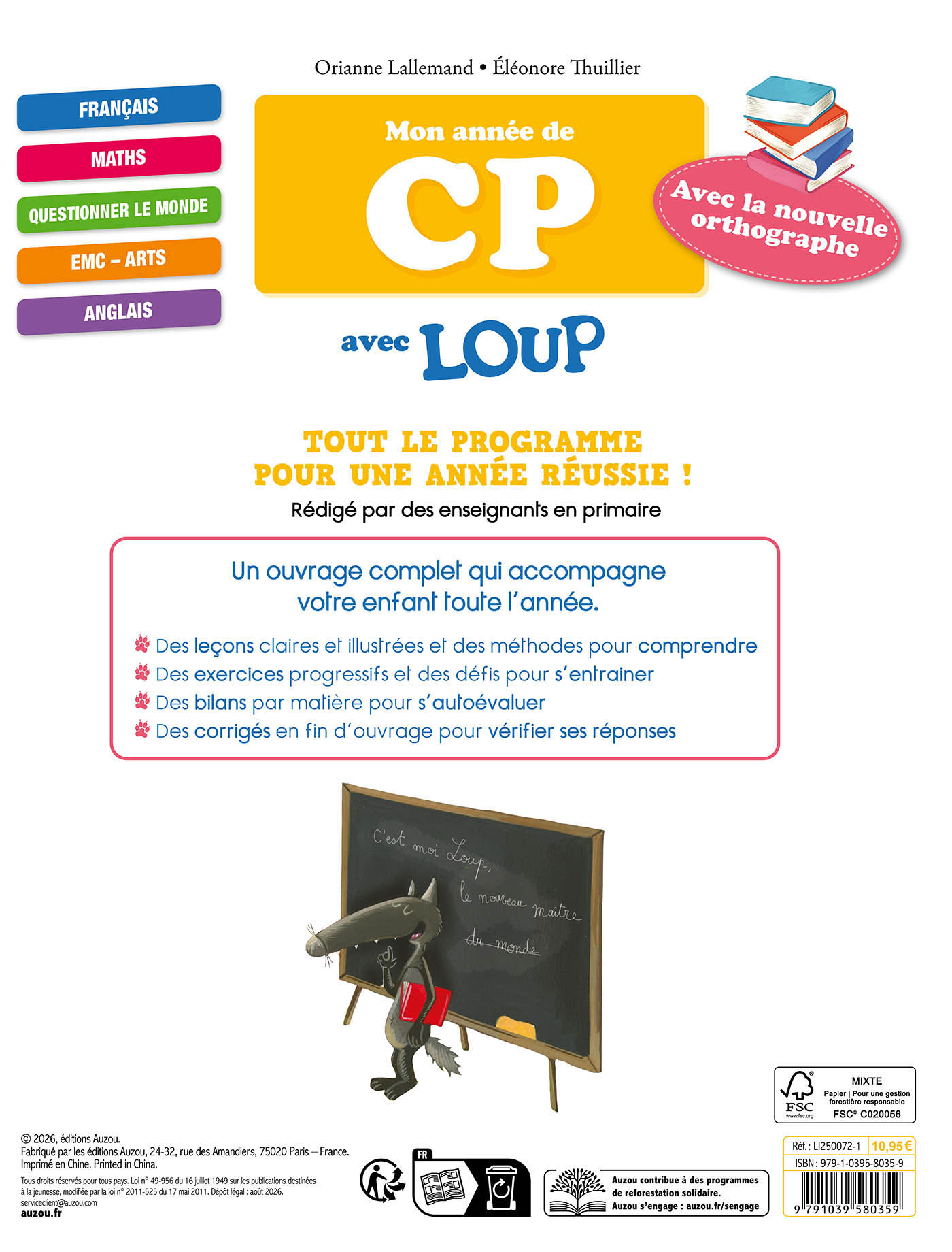 Mon Année De Cp Avec Loup