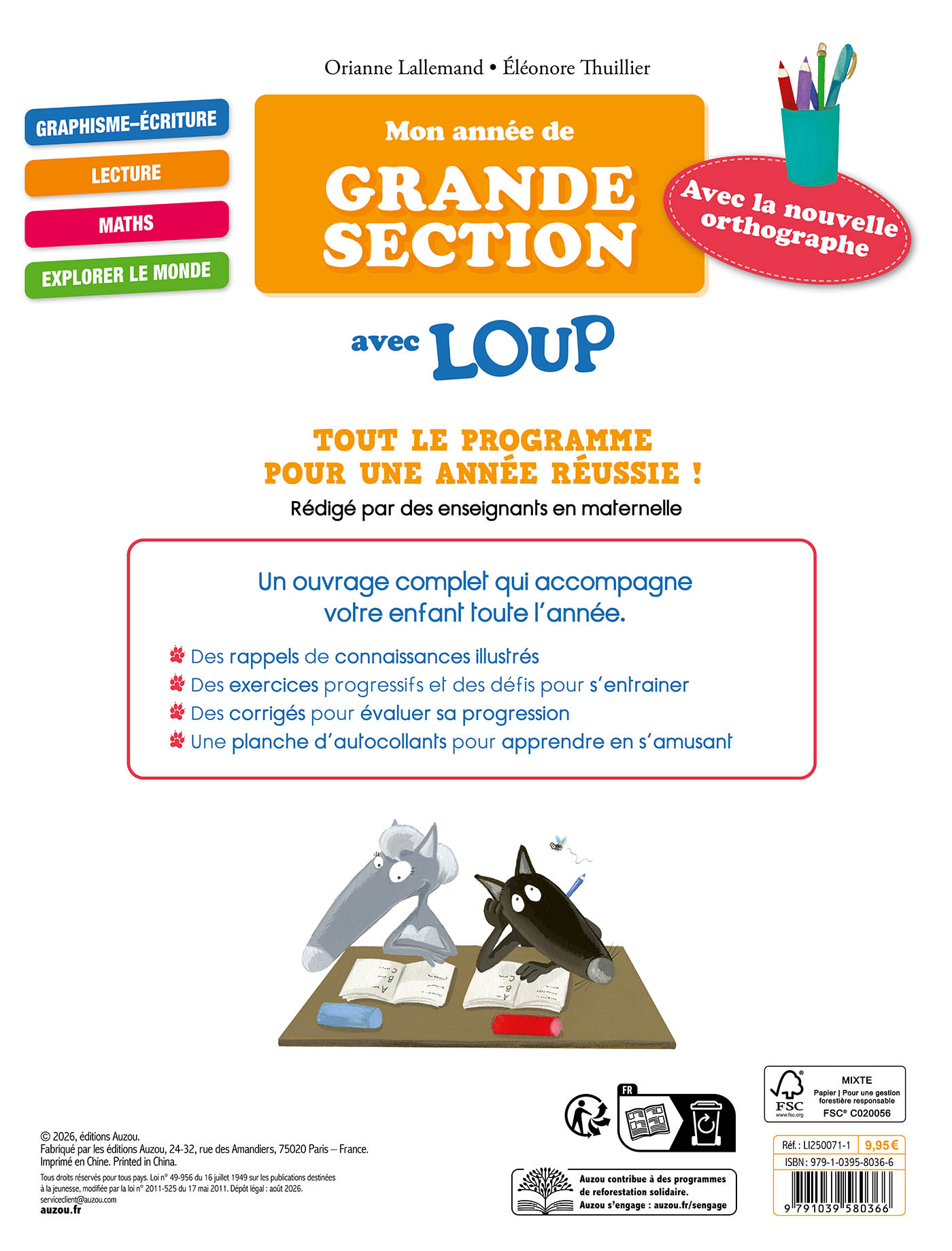 Mon Année De Grande Section Avec Loup