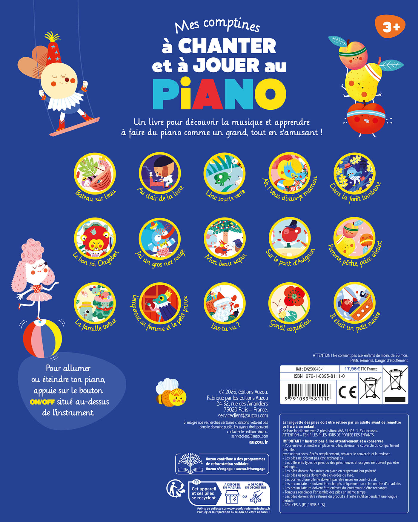 Mon Livre Piano - Mes Comptines À Chanter Et À Jouer Au Piano