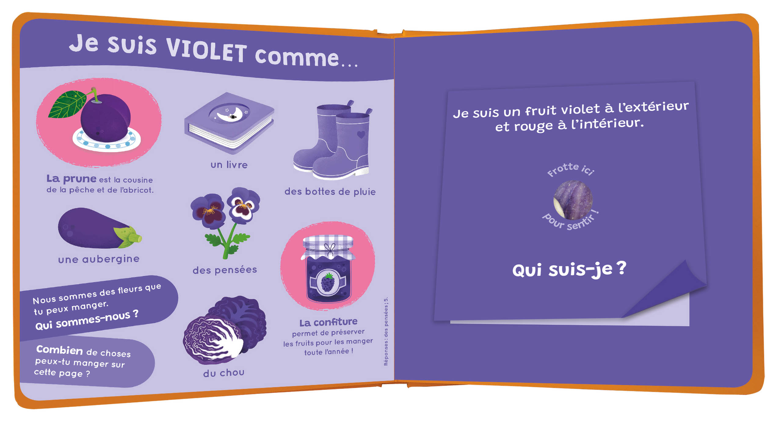 Mon Livre Des Odeurs Et Des Couleurs - L'automne