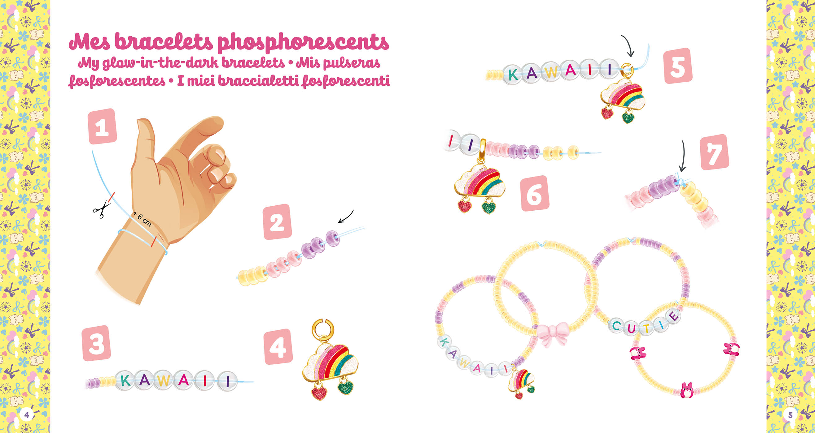 Ma Boîte À Bijoux - Mes Bracelets Phospho Kawaii Ma Boîte À Bijoux - Mes Bracelets Phospho Kawaii