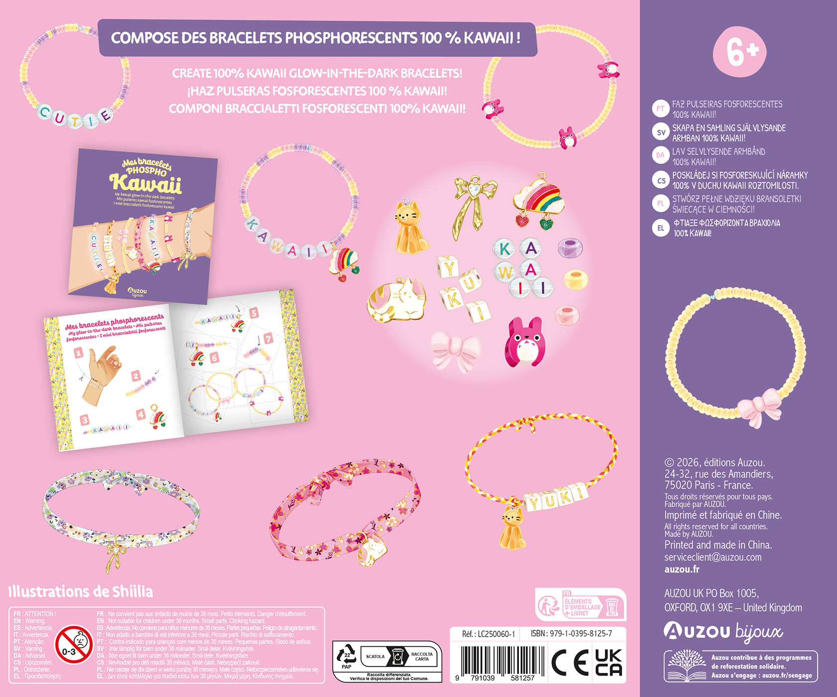 Ma Boîte À Bijoux - Mes Bracelets Phospho Kawaii Ma Boîte À Bijoux - Mes Bracelets Phospho Kawaii