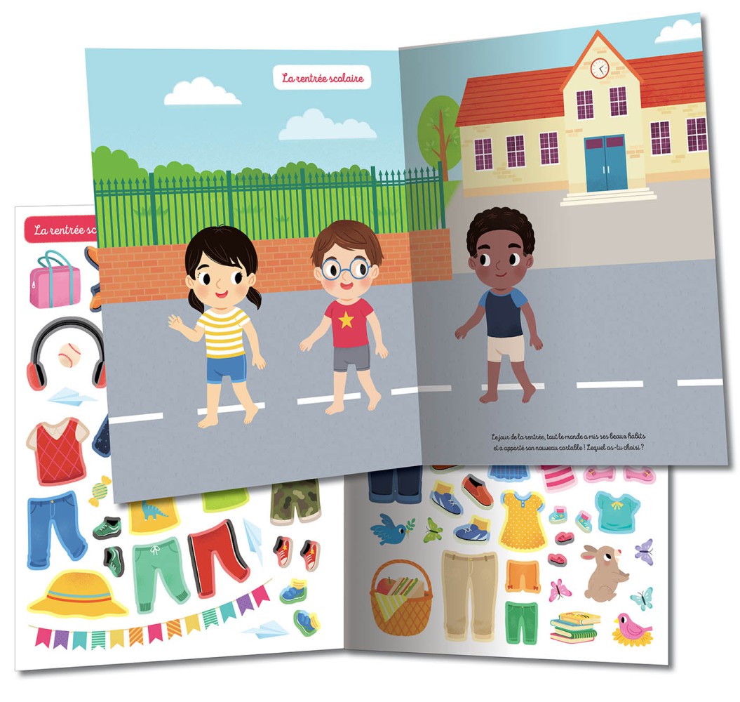 Mes Tout Premiers Autocollants - 500 Autocollants Je M'habille