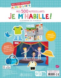 Mes Tout Premiers Autocollants - 500 Autocollants Je M'habille