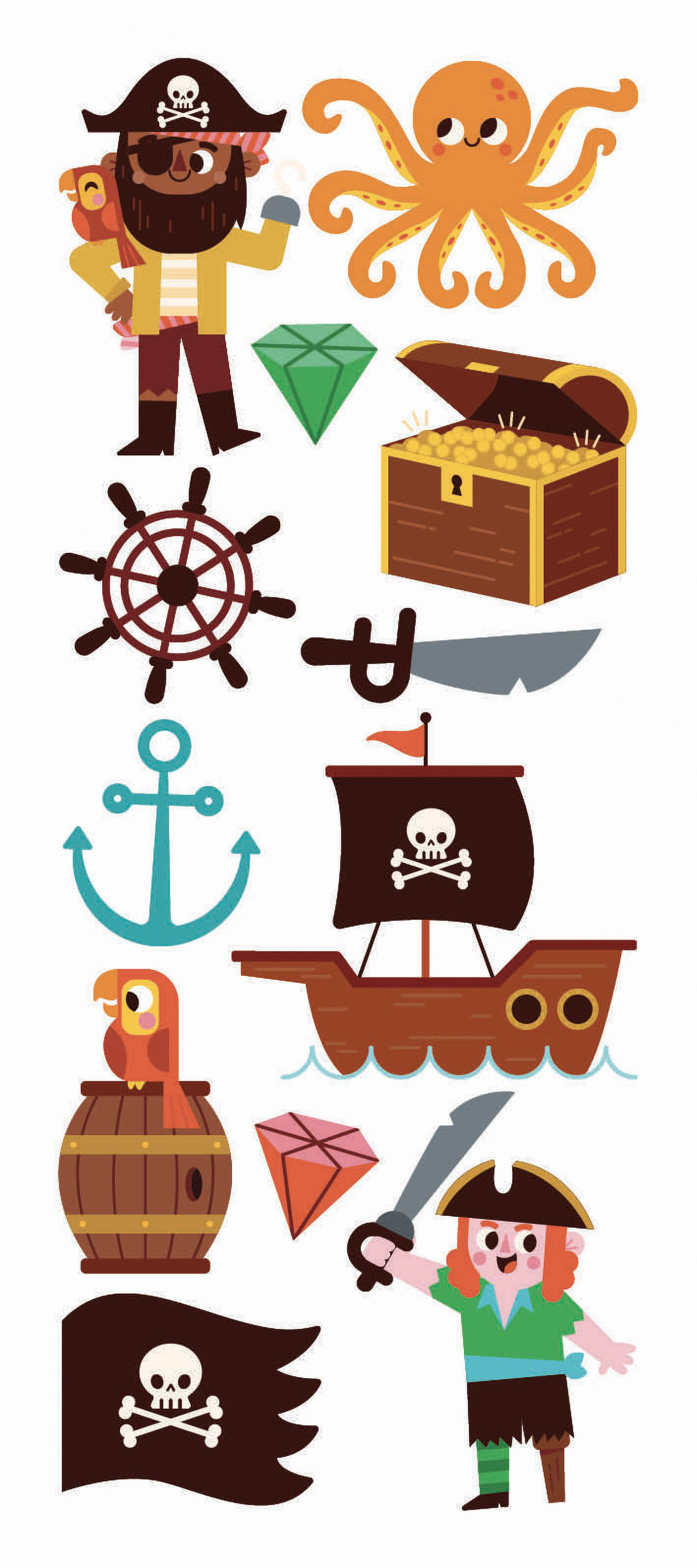 Mes P'tits Tattoos - Pirates Mes P'tits Tattoos - Pirates