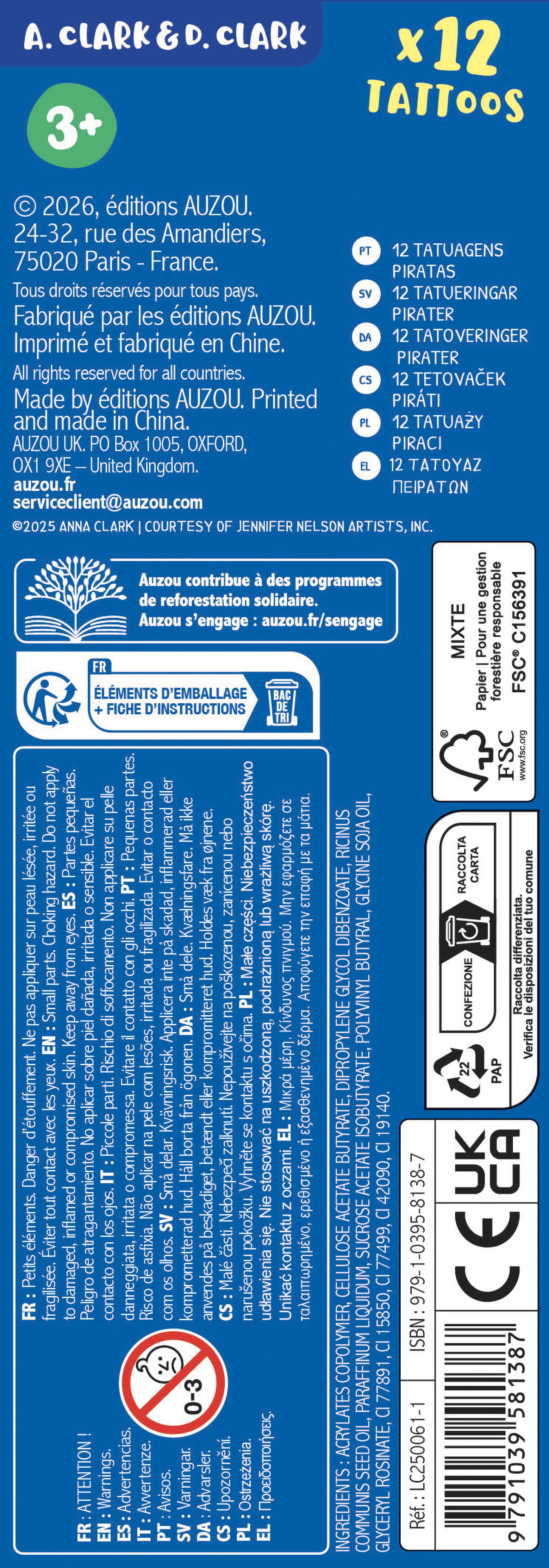 Mes P'tits Tattoos - Mes P'tits Tattoos Pirates