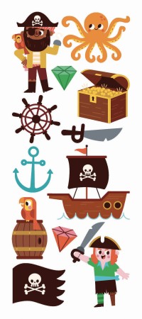 Mes P'tits Tattoos - Pirates Mes P'tits Tattoos - Pirates